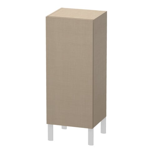 Duravit Halbhochschrank L-Cube individual, Tür rechts, leinen