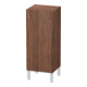 Duravit Halbhochschrank L-Cube individual, Tür rechts, nussbaum dunkel-1