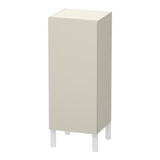 Duravit Halbhochschrank L-Cube individual, Tür rechts, taupe matt