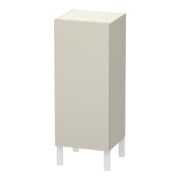 Duravit Halbhochschrank L-Cube individual, Tür rechts, taupe supermatt