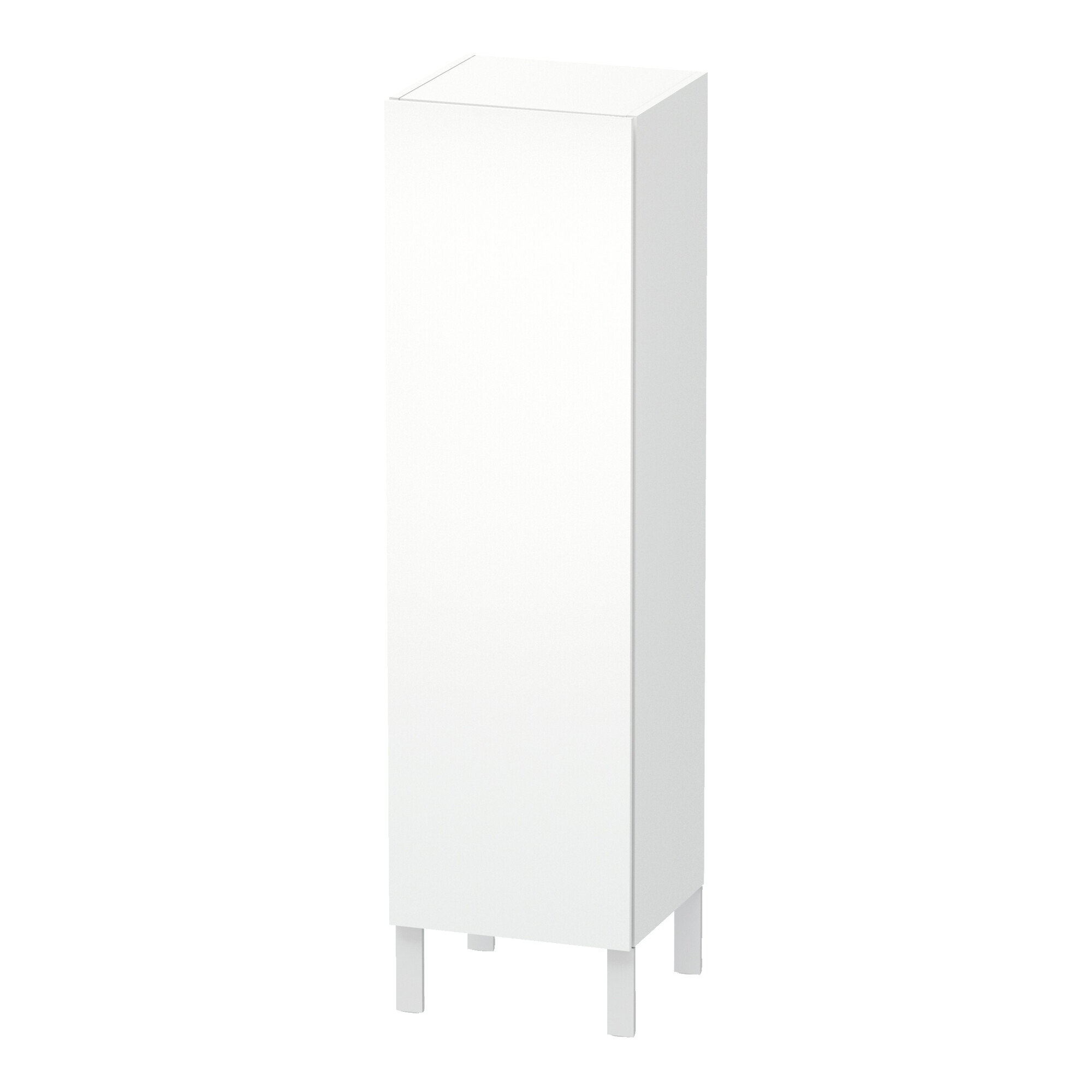 Duravit Halbhochschrank L-Cube individual, Tür rechts, weiß matt