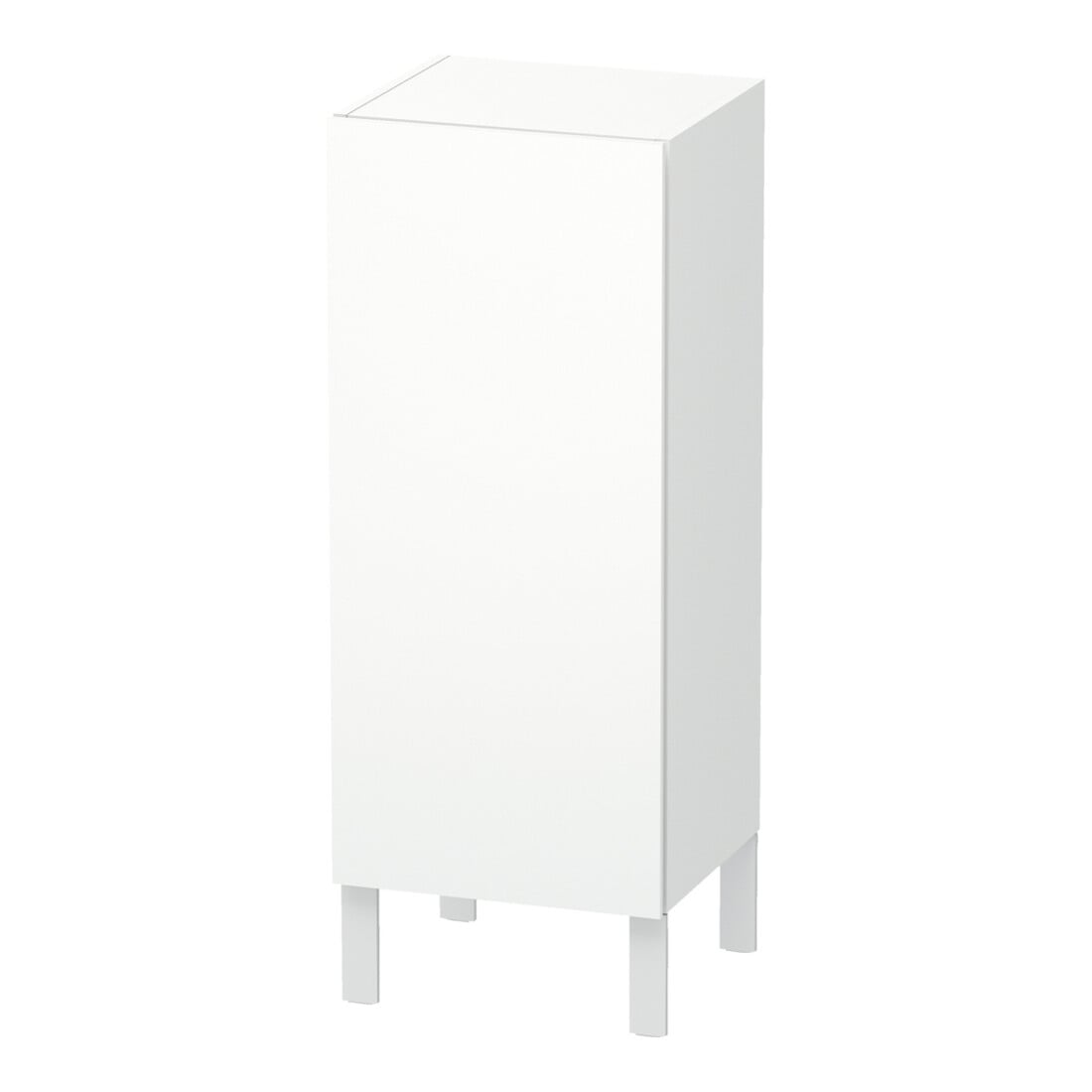 Duravit Halbhochschrank L-Cube individual, Tür rechts, weiß matt