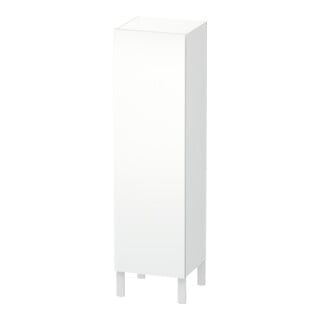 Duravit Halbhochschrank L-Cube individual, Tür rechts, weiß supermatt