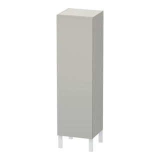 Duravit Halbhochschrank L-Cube individuel, porte droite, gris béton mat