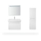 Duravit Halbhochschrank No. 1 40x36x132cm, 4 Fachb., T li, Weiß Matt-1