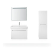 Duravit Halbhochschrank No. 1 40x36x132cm, 4 Fachb., T li, Weiß Matt