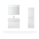Duravit Halbhochschrank No. 1 40x36x132cm, 4 Fachb., T li, Weiß Matt-3