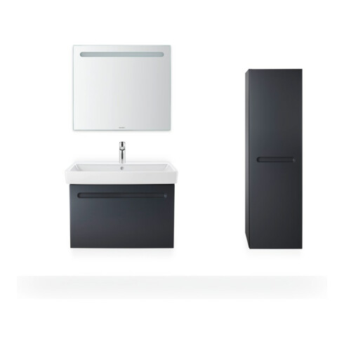 Duravit Halbhochschrank No. 1 40x36x132cm, 4 Fachb., T re, graph Matt