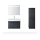 Duravit Halbhochschrank No. 1 40x36x132cm, 4 Fachb., T re, graph Matt-3