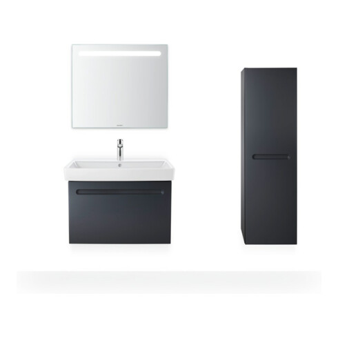 Duravit Halbhochschrank No. 1 40x36x132cm, 4 Fachb., T re, graph Matt