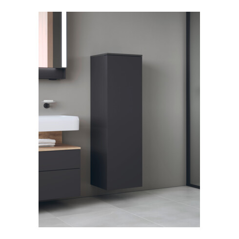 Duravit Halbhochschrank Qatego 40x36x1320cm, 1 T., Anschl li, graph ma