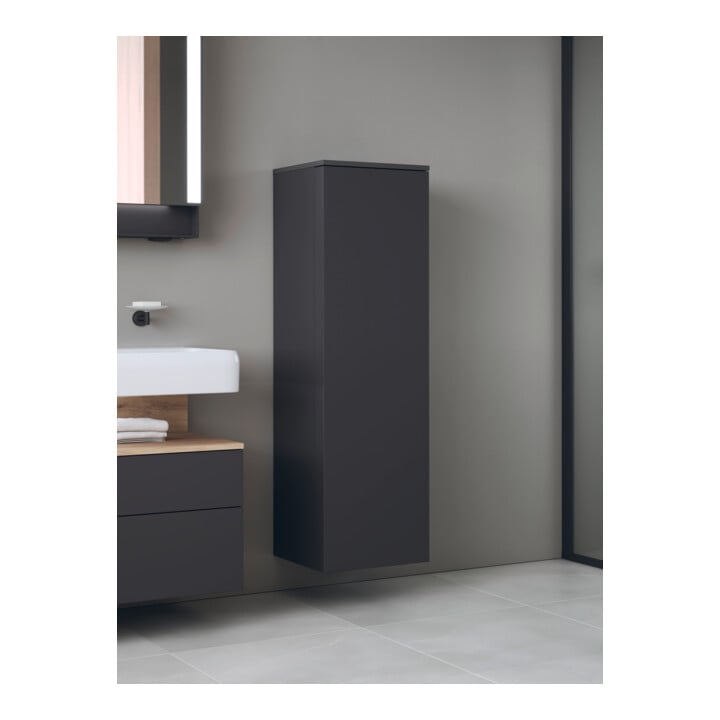 Duravit Halbhochschrank Qatego 40x36x1320cm, 1 T., Anschl re, graph ma
