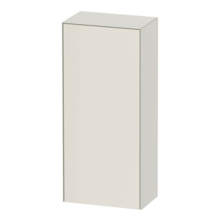 Duravit Halbhochschrank White Tulip 40x24x88 cm, 1 porte, à droite, Nord weiß mat