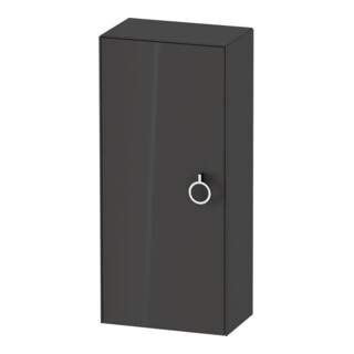 Duravit Halbhochschrank White Tulip 40x24x88 cm, 1 porte avec poignée, à gauche, graph hgl