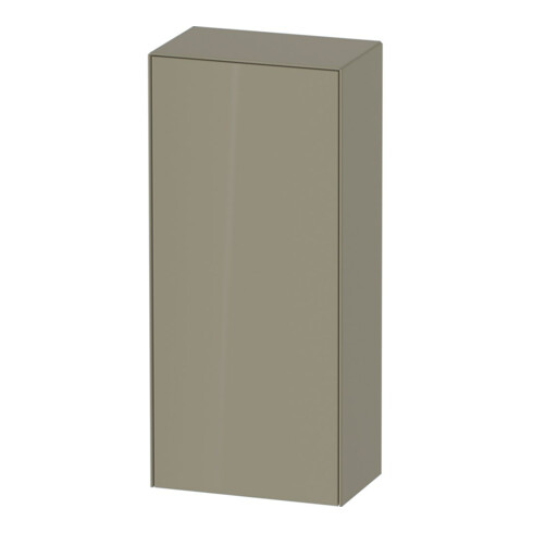 Duravit Halbhochschrank White Tulip 40x24x88cm, 1 T, An li, steingrau hgl