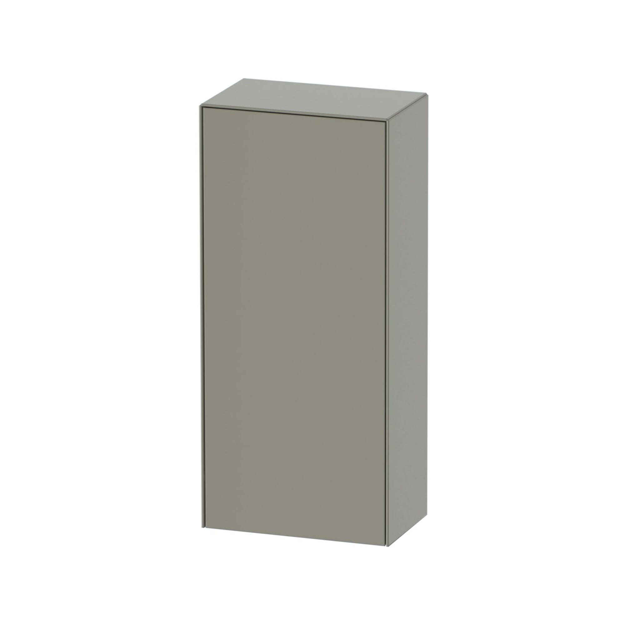 Duravit Halbhochschrank White Tulip 40x24x88cm, 1 T, An li, steingrau s-matt