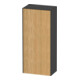 Duravit Halbhochschrank White Tulip 40x24x88cm, 1 T, An R, E N gra s-matt-1