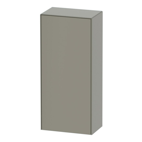Duravit Halbhochschrank White Tulip 40x24x88cm, 1 T, An re, steingrau s-matt