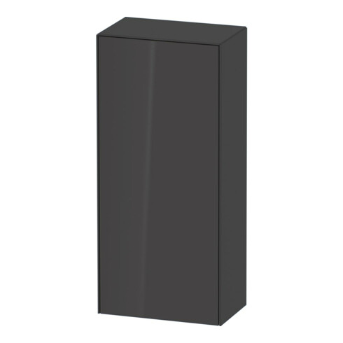 Duravit Halbhochschrank White Tulip 40x24x88cm, 1 T, Anschl li, graph hgl