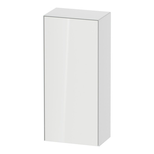 Duravit Halbhochschrank White Tulip 40x24x88cm, 1 T, Anschl li, we Hochglanz