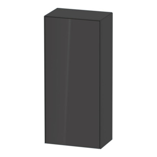 Duravit Halbhochschrank White Tulip 40x24x88cm, 1 T, Anschl re, graph hgl