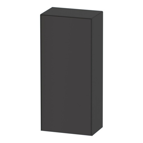 Duravit Halbhochschrank White Tulip 40x24x88cm, 1 T, Anschl re, graph s-matt