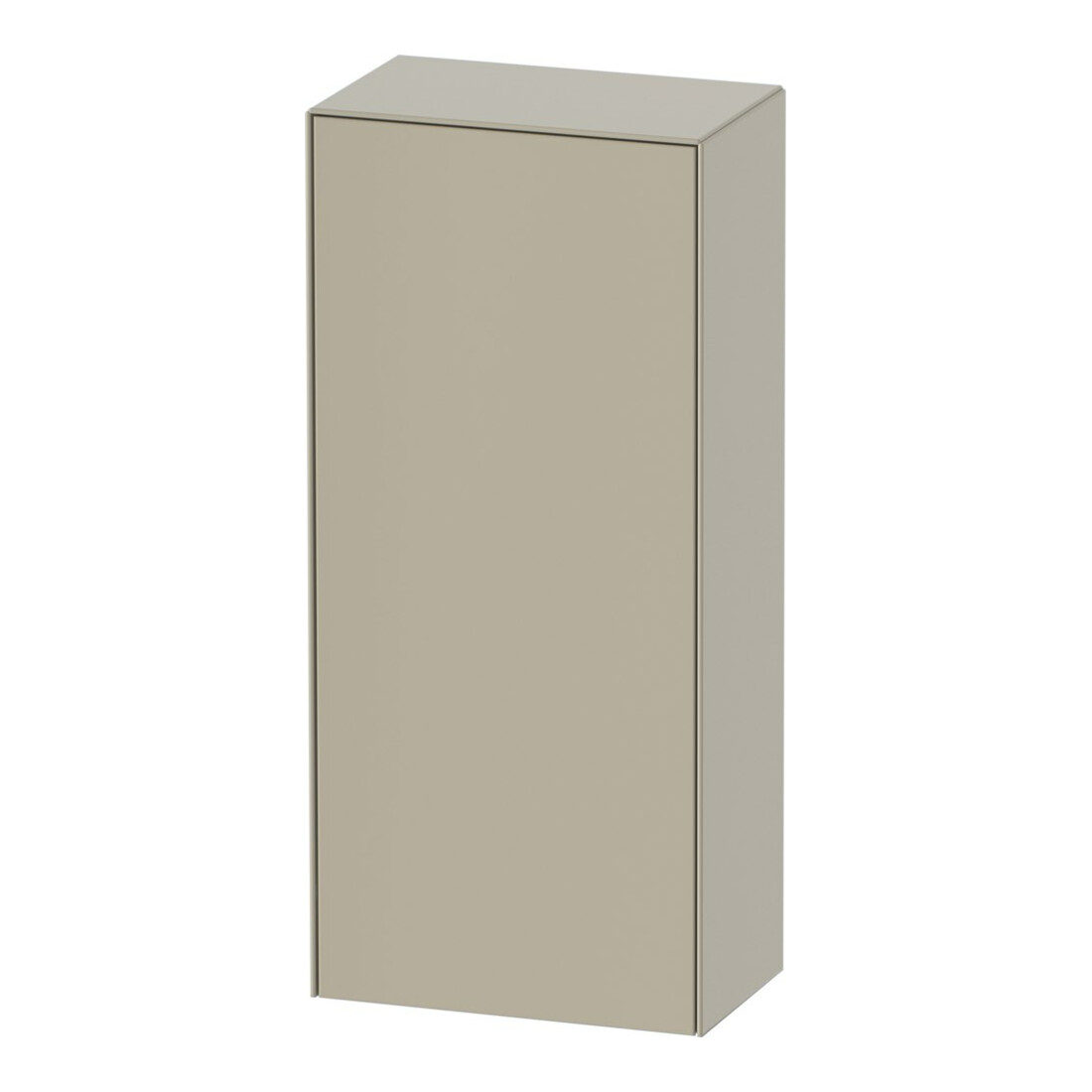 Duravit Halbhochschrank White Tulip 40x24x88cm, 1 T, Anschl re, Tau s-matt