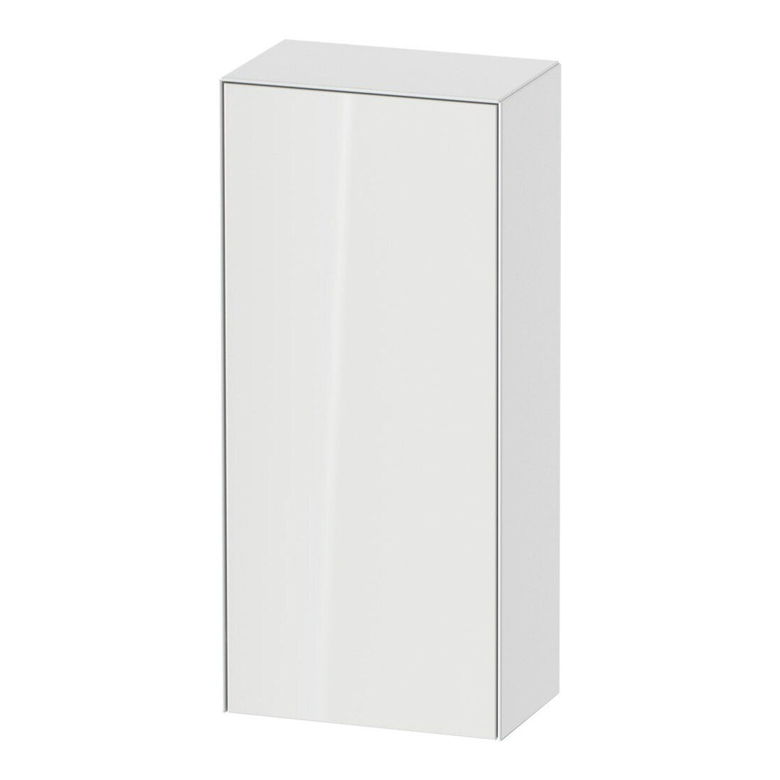 Duravit Halbhochschrank White Tulip 40x24x88cm, 1 T, Anschl re, we Hochglanz