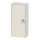 Duravit Halbhochschrank White Tulip 40x24x88cm, 1 T m G, An L, No we s-matt-1