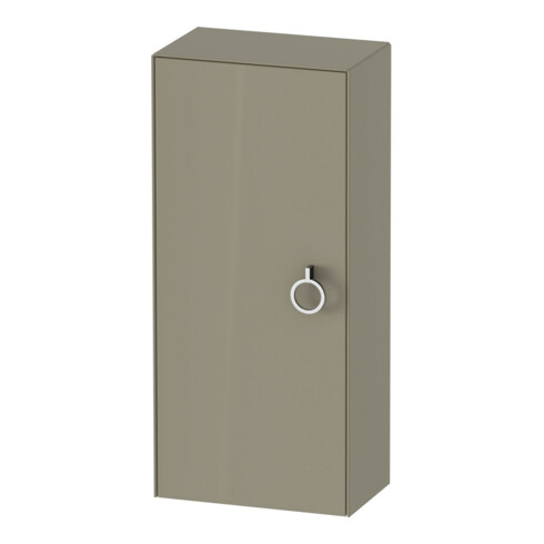 Duravit Halbhochschrank White Tulip 40x24x88cm, 1 T m G, An L, steingrau hgl
