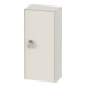 Duravit Halbhochschrank White Tulip 40x24x88cm, 1 T m G, An R, No we s-matt-1