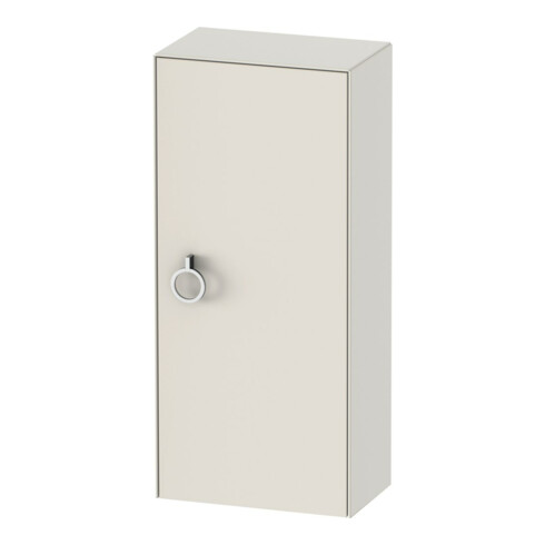 Duravit Halbhochschrank White Tulip 40x24x88cm, 1 T m G, An R, No we s-matt