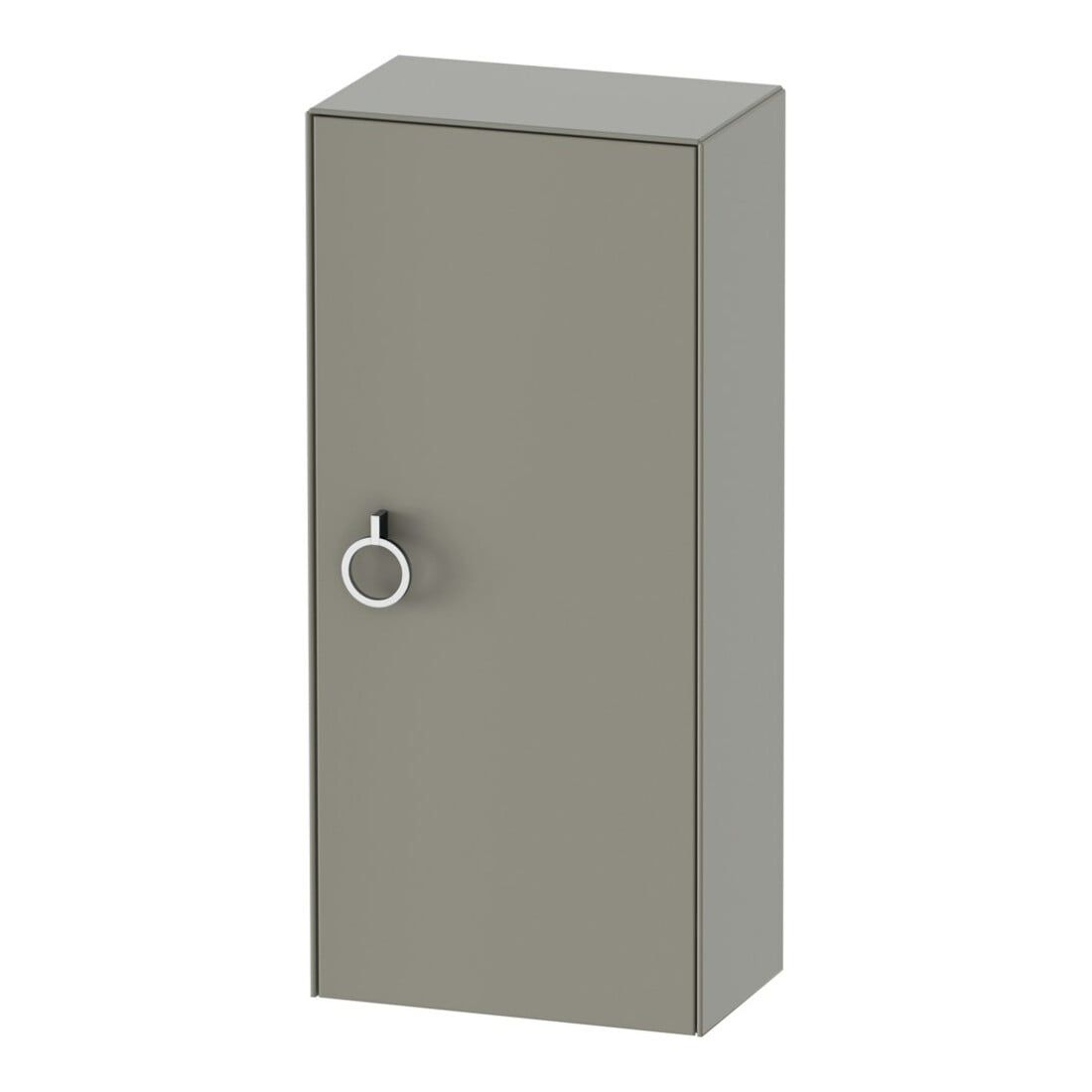 Duravit Halbhochschrank White Tulip 40x24x88cm, 1 T m G, An R, st-g s-matt