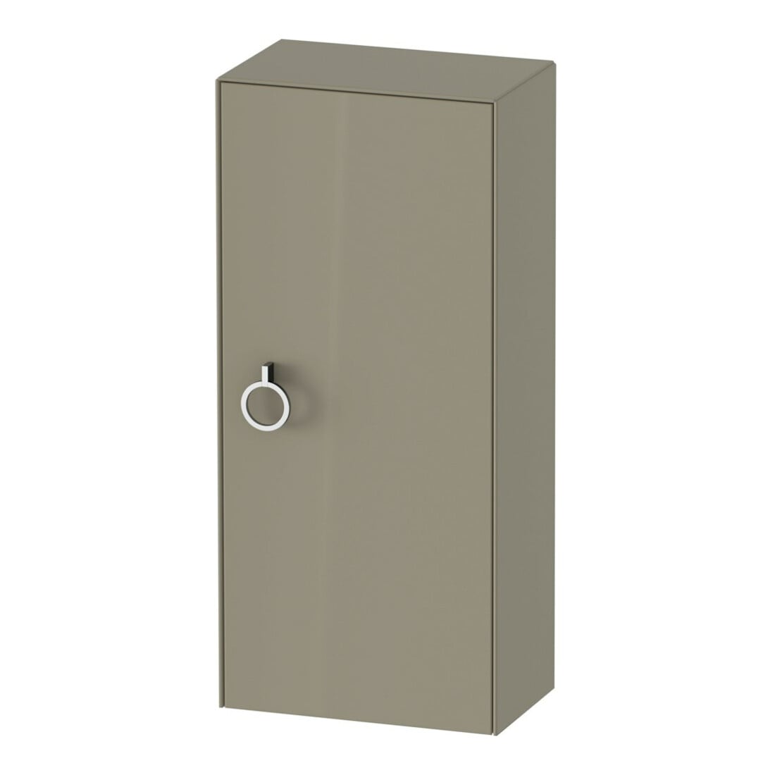 Duravit Halbhochschrank White Tulip 40x24x88cm, 1 T m G, An R, steingrau hgl