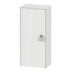 Duravit Halbhochschrank White Tulip 40x24x88cm, 1 T m Gr., Anschl li, we hgl-1