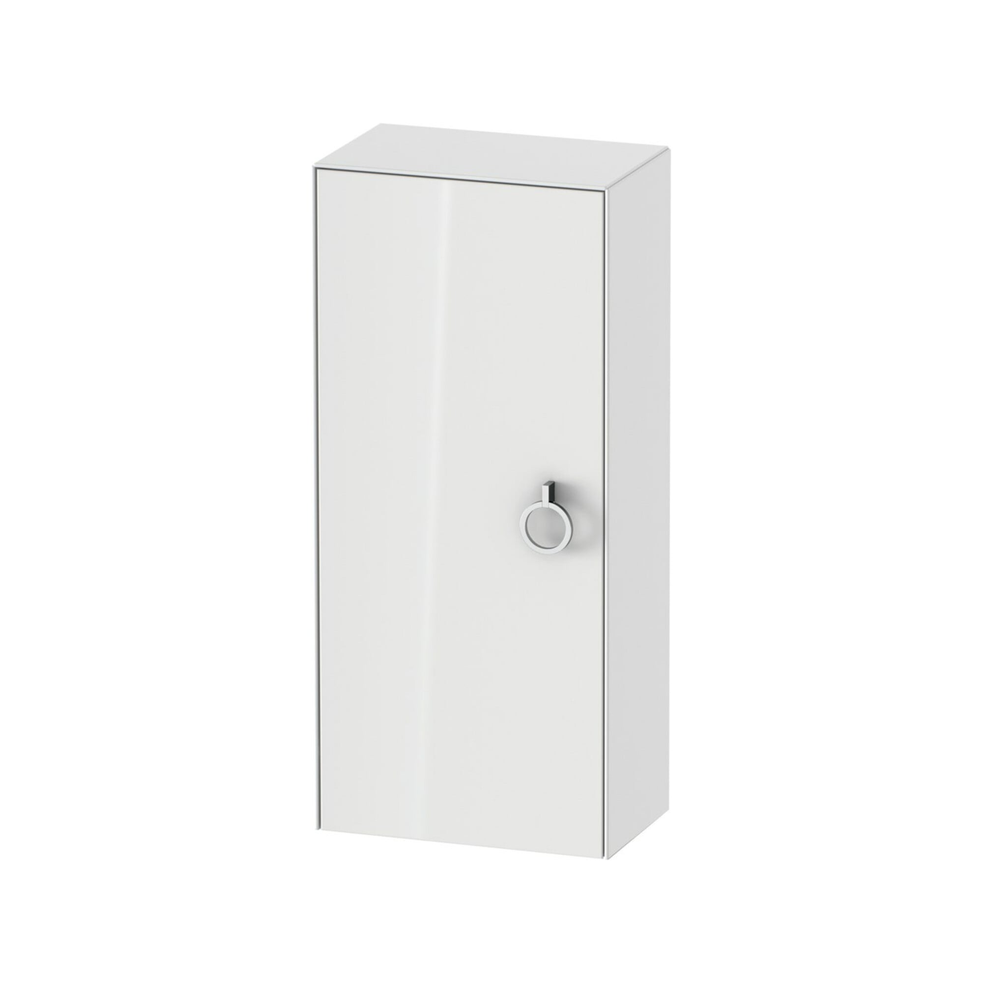 Duravit Halbhochschrank White Tulip 40x24x88cm, 1 T m Gr., Anschl li, we hgl