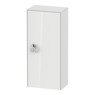Duravit Halbhochschrank White Tulip 40x24x88cm, 1 T m Gr., Anschl re, we hgl