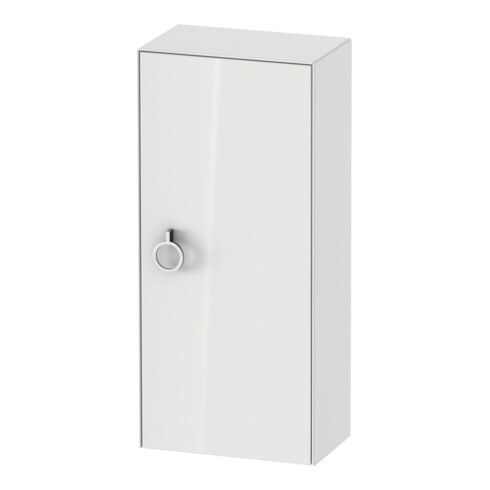 Duravit Halbhochschrank White Tulip 40x24x88cm, 1 T m Gr., Anschl re, we hgl