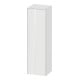 Duravit Halbhochschrank White Tulip 40x36x132 cm, 1 porte, raccord gauche, blanc brillant-1