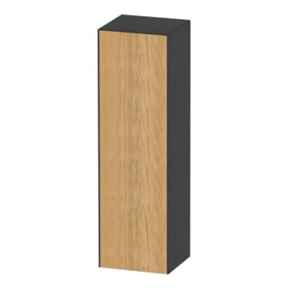 Duravit Halbhochschrank White Tulip 40x36x132cm, 1 T, An R, E N gra s-matt