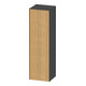 Duravit Halbhochschrank White Tulip 40x36x132cm, 1 T, An R, E N mas/gra hgl-1