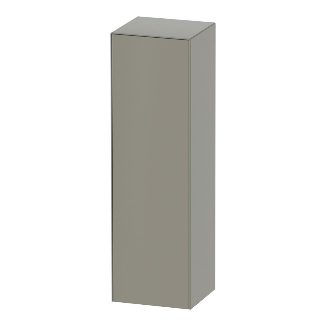 Duravit Halbhochschrank White Tulip 40x36x132cm, 1 T, An R, steingrau s-matt