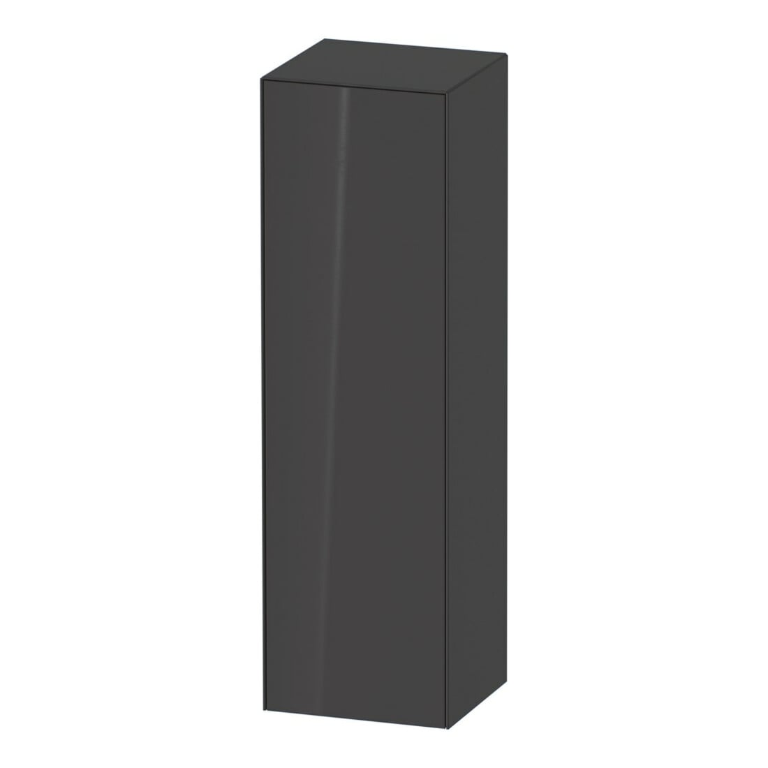 Duravit Halbhochschrank White Tulip 40x36x132cm, 1 T, Anschl li, graph hgl