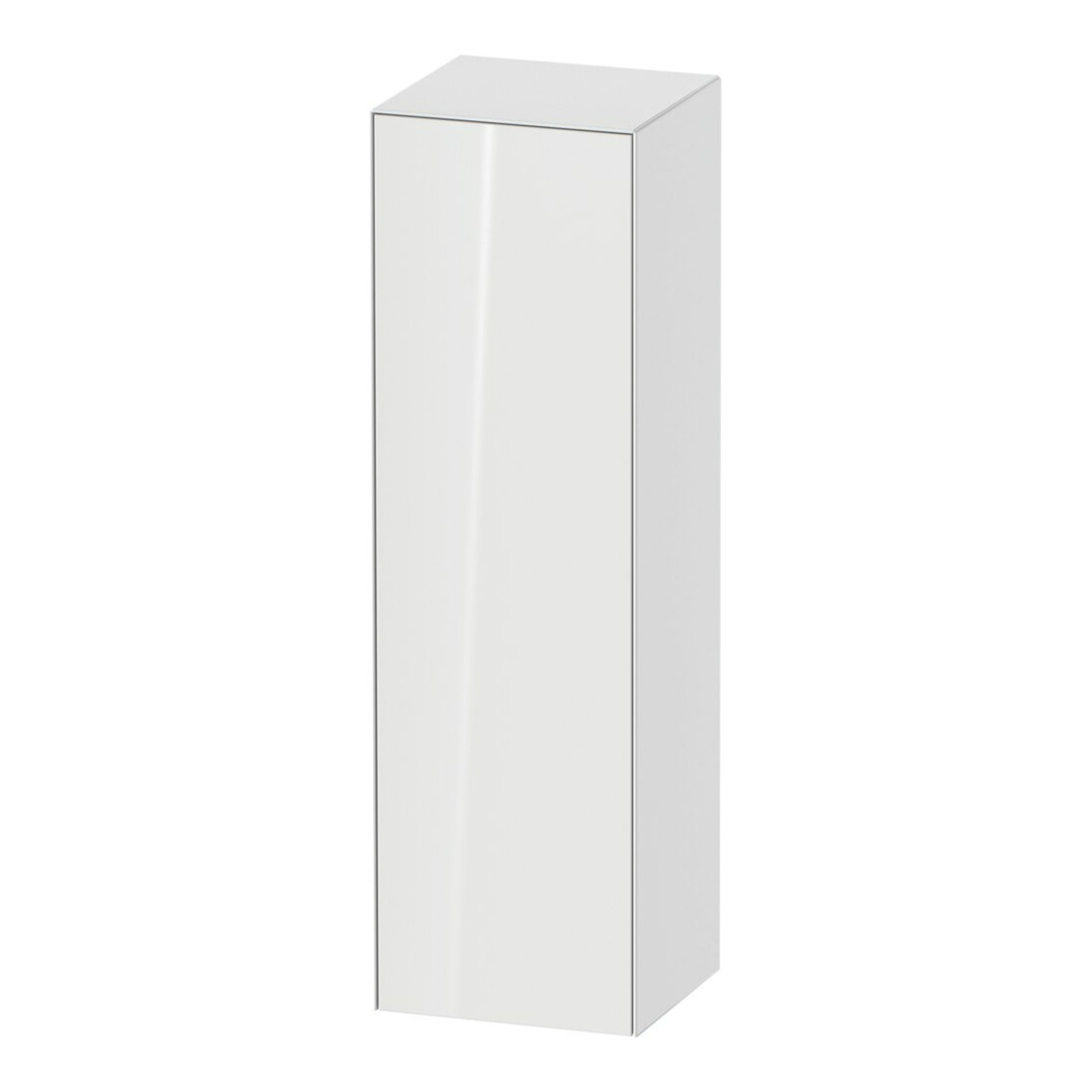 Duravit Halbhochschrank White Tulip 40x36x132cm, 1 T, Anschl re, we hgl