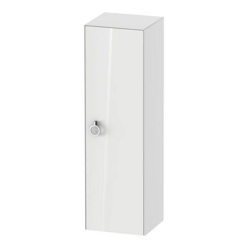 Duravit Halbhochschrank White Tulip 40x36x132cm, 1 T m G, Anschl re, we hgl