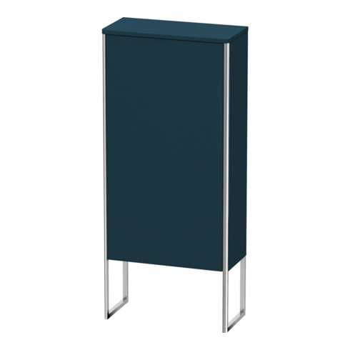 Duravit Halbhochschrank XSquare 50x23,6x113,6cm, st, T. li, blau s-matt