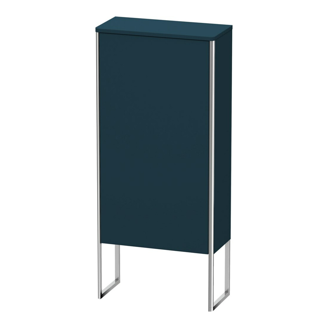 Duravit Halbhochschrank XSquare 50x23,6x113,6cm, st, T. li, blau s-matt