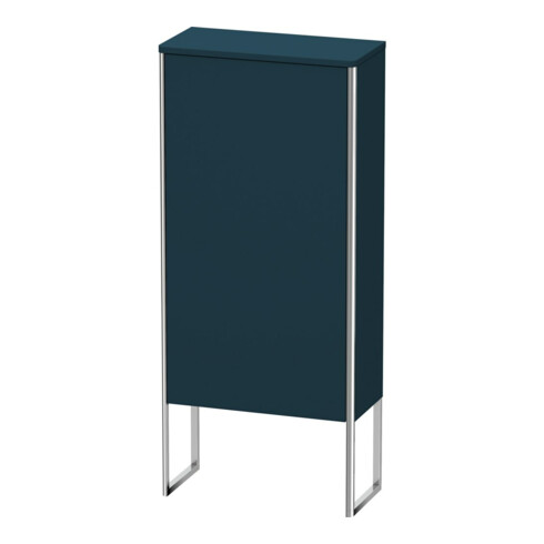 Duravit Halbhochschrank XSquare 50x23,6x113,6cm, st, T. re, blau s-matt