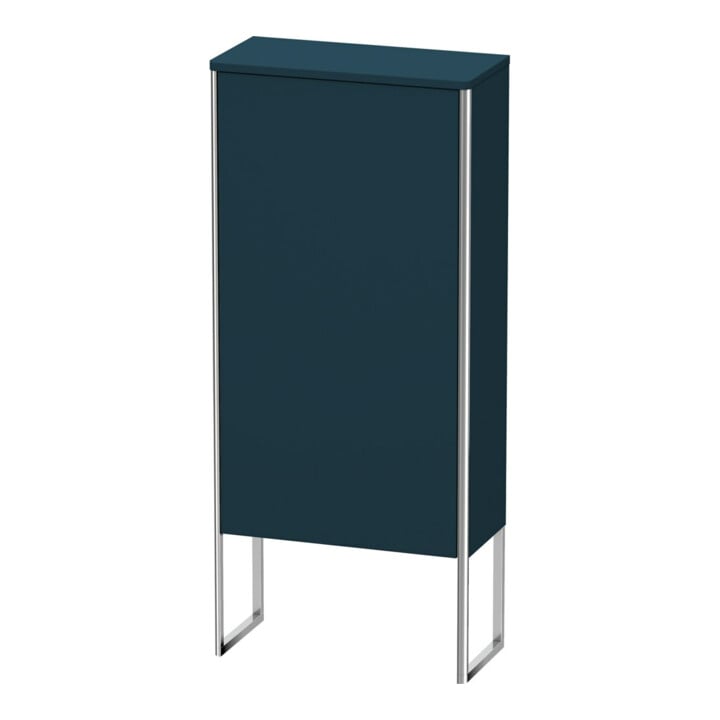 Duravit Halbhochschrank XSquare 50x23,6x113,6cm, st, T. re, blau s-matt