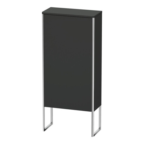 Duravit Halbhochschrank XSquare 50x23,6x113,6cm, st, T. re, graph matt